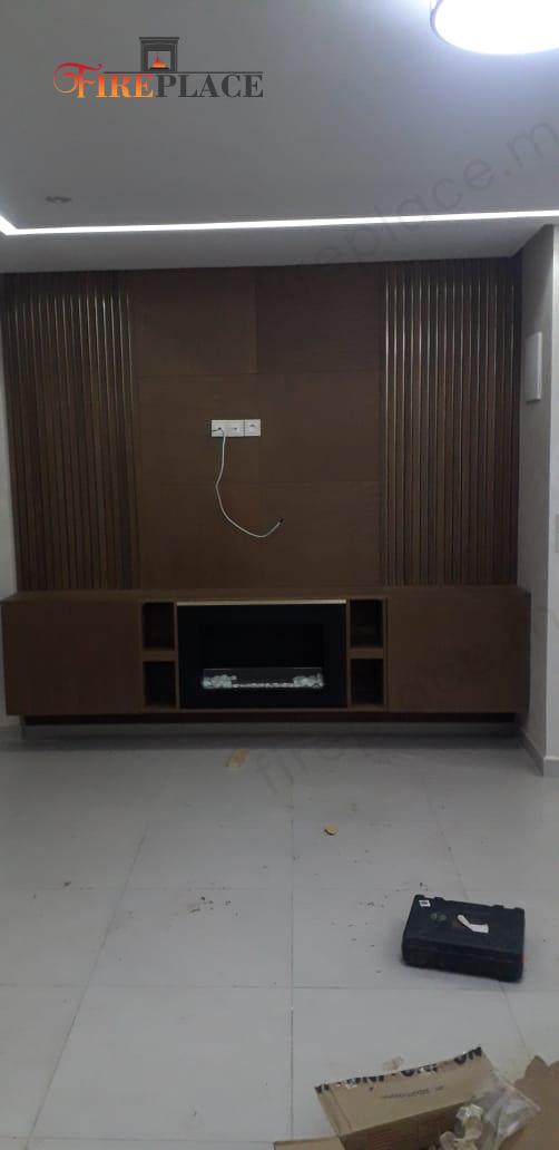 Cheminée Bioéthanol Encastrable 80x45 - 1 Brûleur