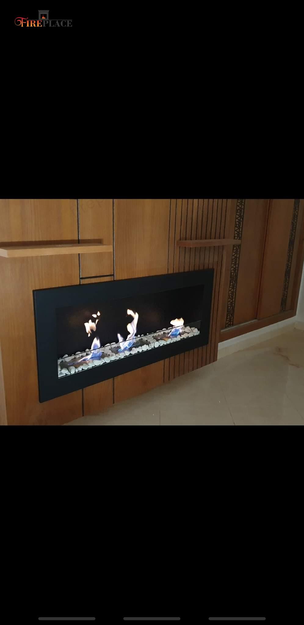 Cheminée Bioéthanol Encastrable 120x45 8