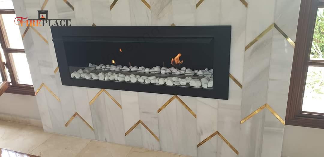 Cheminée Bioéthanol Encastrable 120x45 7