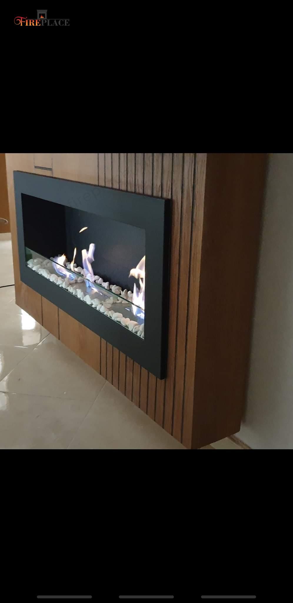 Cheminée Bioéthanol Encastrable 120x45 2