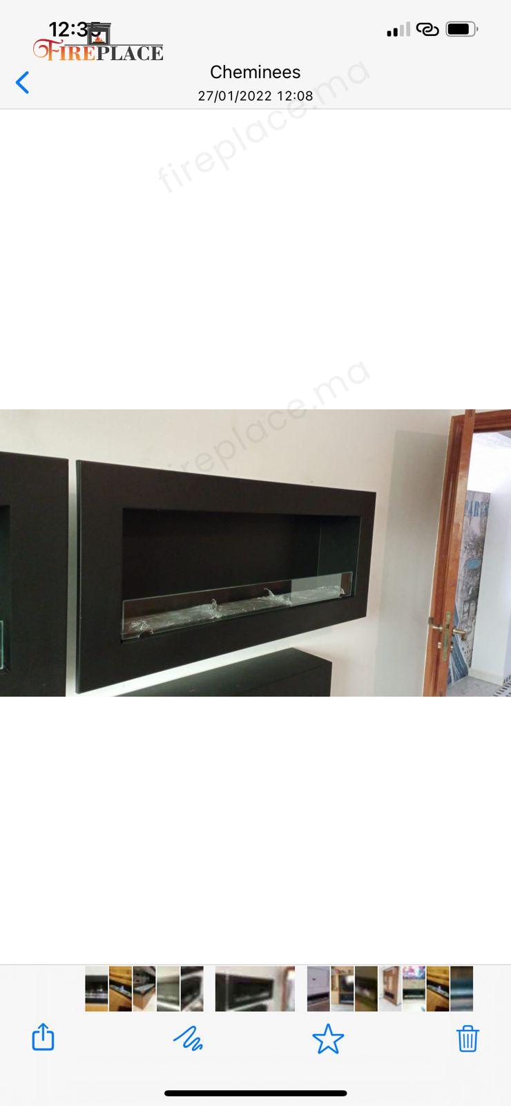 cheminee bio ethanol 100X45cm